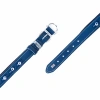 Doggie Comfort Deri Nazar Boncuklu Köpek Boyun Tasması Medium Mavi 2x30-35 Cm