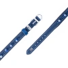 Doggie Comfort Deri Nazar Boncuklu Köpek Boyun Tasması Medium Mavi 2x35-40 Cm
