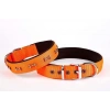 Doggie Comfort Dokuma Kemikli Köpek Boyun Tasması Large Turuncu 3x47-55 Cm