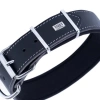 Doggie Dayanıklı Deri Köpek Boyun Tasması Medium Siyah 4x52-60 Cm