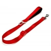 Doggie Dokuma Emniyet Kemerli Köpek Gezdirme Tasma Aparatı Medium Kırmızı 2.5x80-120 Cm