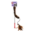 Gigwi Feather Teaser Kuyruklu Doğal Tüylü Kedi Oltası 53 Cm
