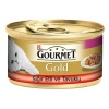 Gourmet Gold Sığır Etli ve Tavuklu Yetişkin Konserve Kedi Maması 85 Gr