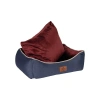 Peggy Lola Köpek Yatağı Bordo Lacivert Medium 70x50x25 Cm