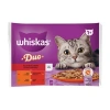 Whiskas Duo Klasik Karma Lezzetler Pouch Yetişkin Konserve Kedi Maması 4 Adet 85 Gr