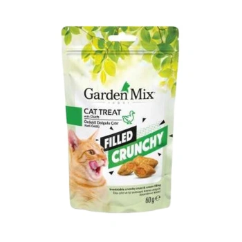 Garden MixÖrdekli İçi Dolgulu Çıtır Kedi Ödül 60 Gr
