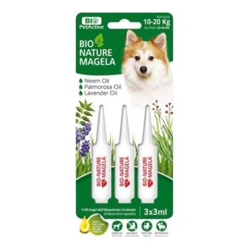Bio PetActive Köpek Tüy, Deri Bakımı, Parazit Damlası 10-20 Kg Kg 1,5 Ml 3 Adet