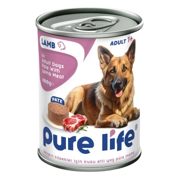 Pure Life Pate Kuzu Etli Yetişkin Köpek Konserve Maması 400 Gr