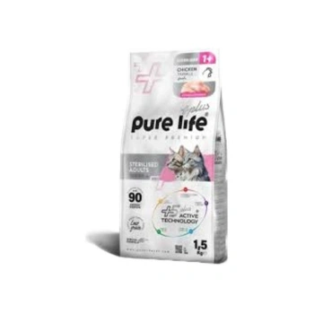 Pure Life Plus Adult Tavuklu Kedi Maması 1,5 Kg