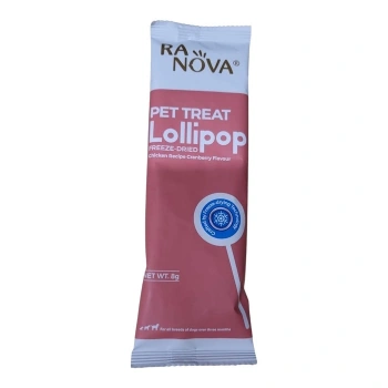 Ranova Köpek Lolipopu Tavuklu & Kızılcıklı Ödül Maması 8 Gr