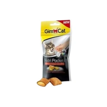 Gimcat Nutri Pockets Somon Balıklı Omega 3-6 Kedi Ödül Maması 60 gr