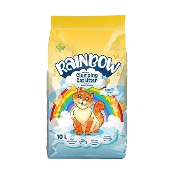 Rainbow İnce Taneli Parümlü Kedi Kumu 10 Lt