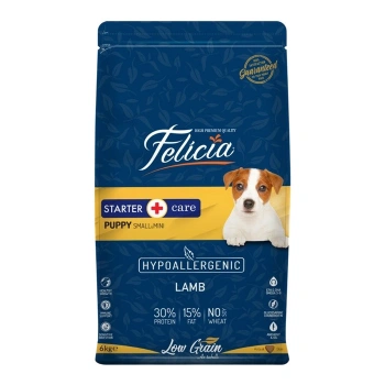 Felicia Az Tahıllı Hypoallergenic Mini Irk Kuzulu Yavru Köpek Maması 6 Kg