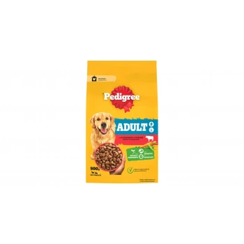 Pedigree Sığır Etli ve Sebzeli Yetişkin Köpek Maması 500 gr