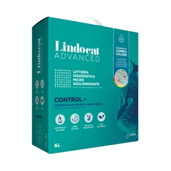 LindoCat Advanced ph Kontrol Hastalık Teşhis Eden Topaklanan Kedi Kumu 6 Lt