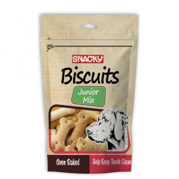 Snacky Junior Mix Diş Temizliği Destekleyici Yavru Köpek Ödül Bisküvisi 200 Gr
