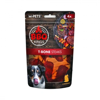 M-Pets BBQ Kings T-Bone Steaks Tavuk Etli Köpek Ödül Maması (105 g)