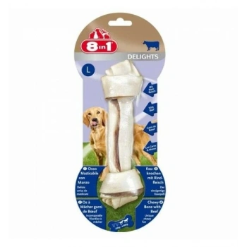 8in1 Delights Bones Biftekli Köpek Kemik Ödülü Large