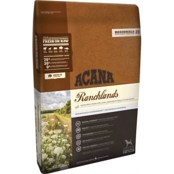 Acana Ranchlands Tahılsız Sığır ve Kuzu Etli Yetişkin Köpek Maması 11.4 Kg