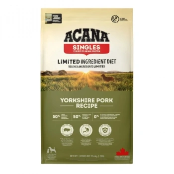 Acana Yorkshire Pork Tahılsız Domuz Etli Yetişkin Köpek Maması 11.4 Kg