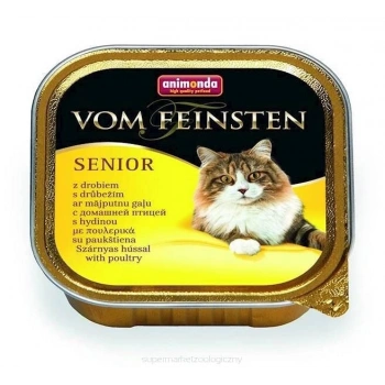 Animonda Vom Feinsten Senior Kümes Hayvanlı Yaşlı Konserve Kedi Maması 100 Gr