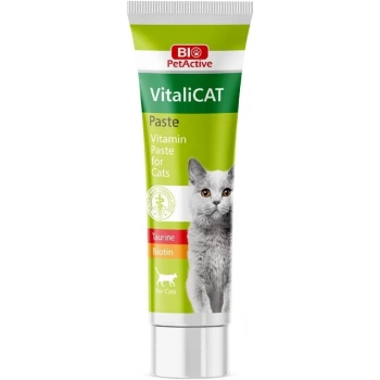 Bio Pet Active VitaliCat Taurin & Biotin İçerikli Kedi Vitamin Macunu 100 ml