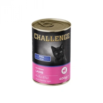 Challenge Pate Kuzu Etli Yavru Konserve Kedi Maması 400 Gr