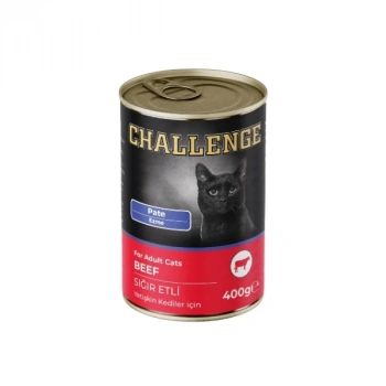 Challenge Pate Sığır Etli Yetişkin Konserve Kedi Maması 400 Gr