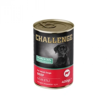 Challenge Sığır Etli Yetişkin Konserve Köpek Maması 400 Gr