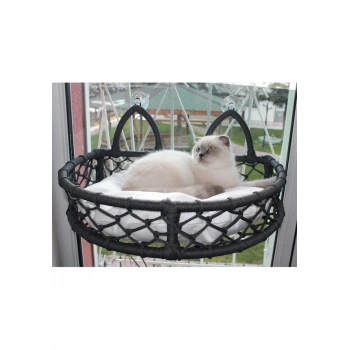 CozyCat Kedi Cam Yatağı & Cam Askılı Vantuzlu Kedi Yatağı