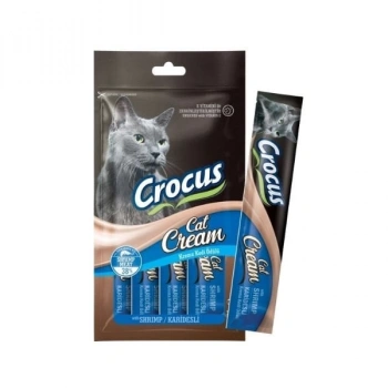Crocus Karidesli Sıvı Kedi Ödül Maması 15 Gr 4 Adet