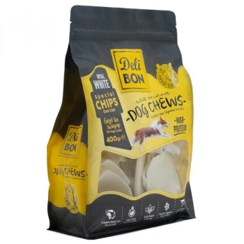 Delibon Beyaz Deri Köpek Cipsi Ödül Maması 400 Gr