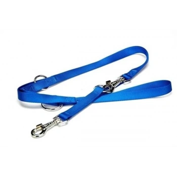 Doggie Classic Dokuma Köpek Gezdirme Tasması Medium Mavi 2x120-190 Cm