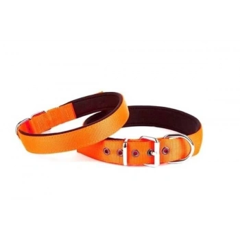 Doggie Comfort Dokuma Köpek Boyun Tasması Medium Turuncu 2.5x37-45 Cm