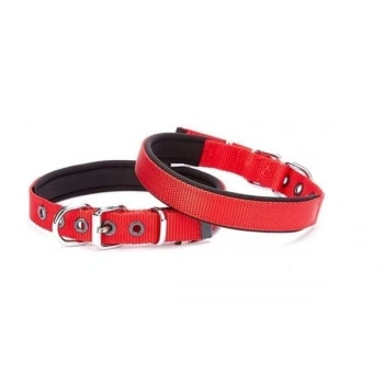Doggie Comfort Dokuma Köpek Boyun Tasması Small Kırmızı 2x20-35 Cm