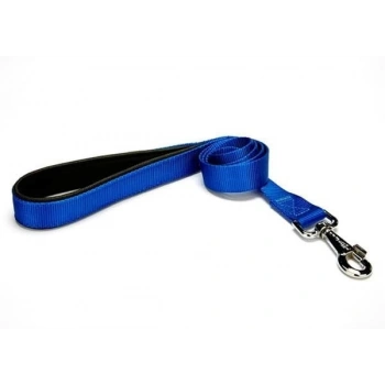 Doggie Comfort Dokuma Köpek Gezdirme Tasması Medium Mavi 2.5x120 Cm