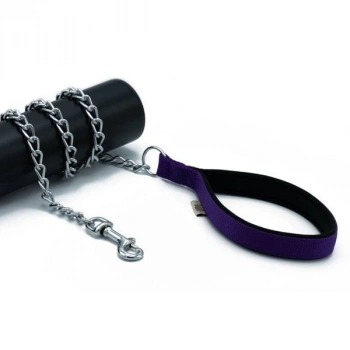 Doggie Comfort Dokuma Köpek Gezdirme Tasması Medium Mor 3x110 Cm