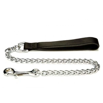 Doggie Comfort Dokuma Köpek Gezdirme Tasması Medium Siyah 4.5x80 Cm