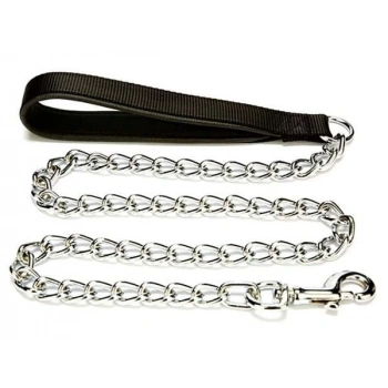 Doggie Comfort Dokuma Köpek Gezdirme Tasması Medium Siyah 4x110 Cm