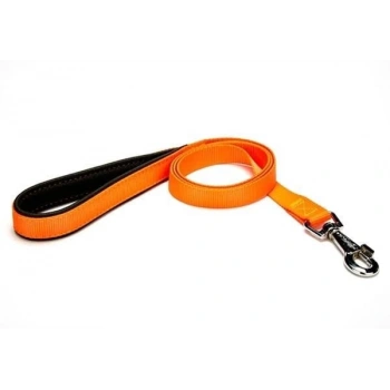 Doggie Comfort Dokuma Köpek Gezdirme Tasması Medium Turuncu 2x140 Cm