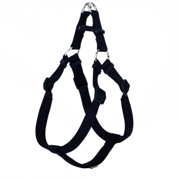 Doggie Comfort Dokuma Ronin Köpek Göğüs Tasması Xlarge Siyah 2.5x65-75 Cm