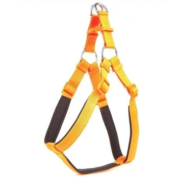 Doggie Comfort Dokuma Ronin Köpek Göğüs Tasması Xlarge Turuncu 2.5x65-75 Cm