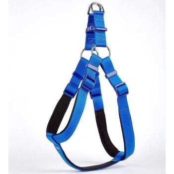 Doggie Comfort Dokuma Ronin Köpek Göğüs Tasması Xxlarge Mavi 2.5x70-80 Cm