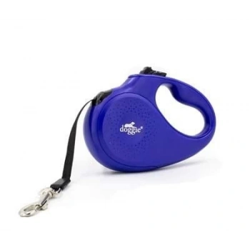 Doggie Master Otomatik Köpek Uzatma Tasması Medium Royal Mavi 25 Kg 5 Mt