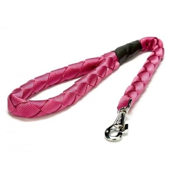 Doggie Örgülü Dokuma Köpek Gezdirme Tasması Medium Mor 3x100 Cm