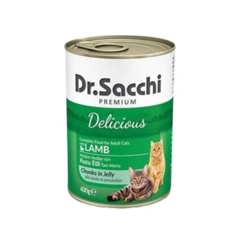 Dr.Sacchi Konserve Kedi Kuzu Etli 400gr