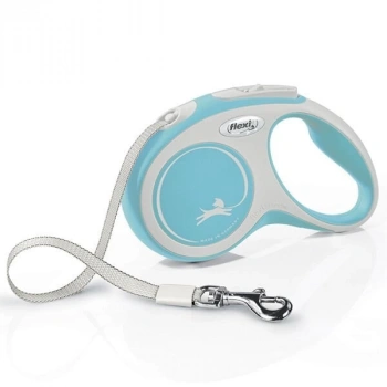 Flexi New Comfort Şerit Otomatik Köpek Gezdirme Tasması Small Açık Mavi 5 Mt