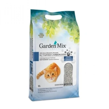 Garden Mix Aktif Karbonlu Topaklaşan Bentonit Kedi Kumu 10 Lt