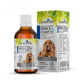 Garden Mix Köpekler İçin Tüy ve Deri Sağlığını Destekleyen Multivitamin Damla 50 Ml