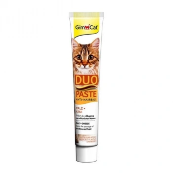 Gimcat Anti-Hairball Peynirli ve Maltlı Tüy Yumağı Önleyici Kedi Macunu 50 Gr